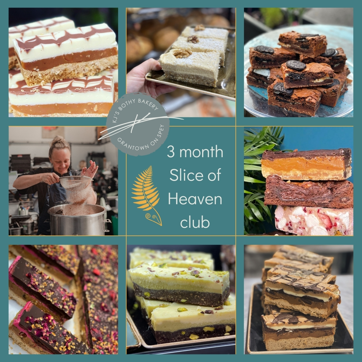 3 month slice club collage